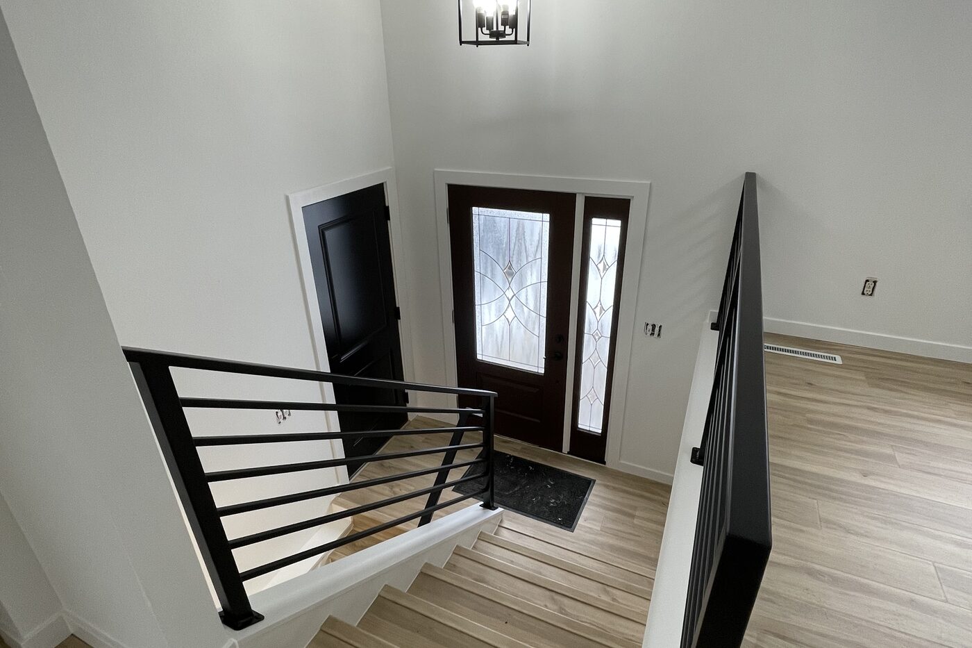 Entry and stairs after the work was done