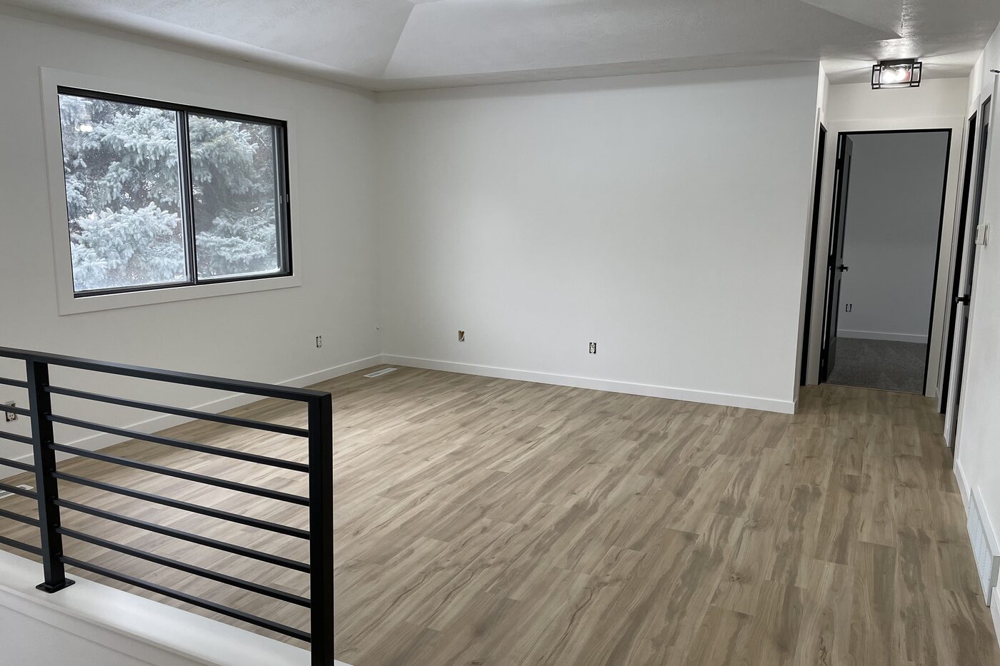 Living room after the work was done