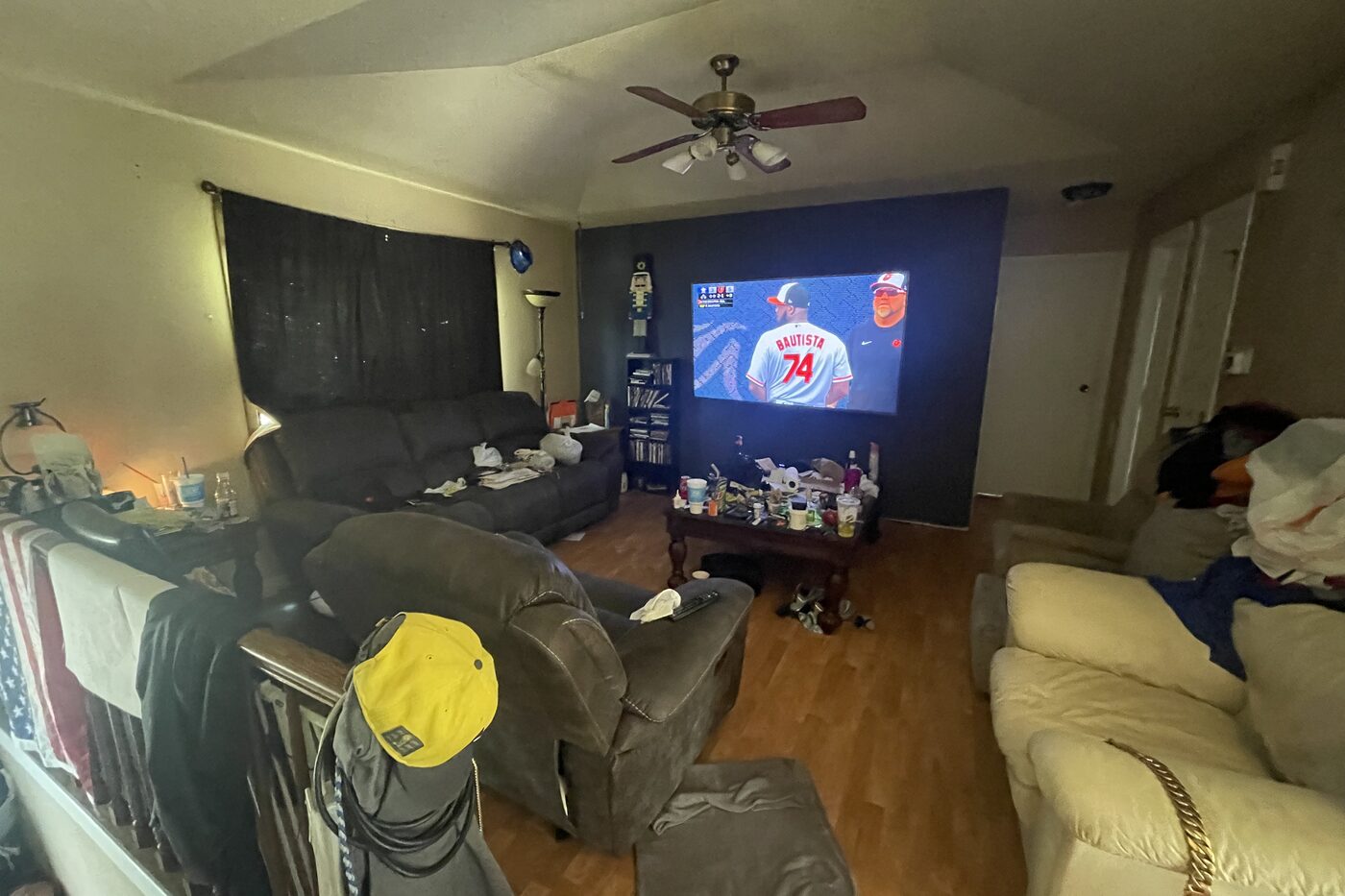 Living room before All Things Home worked on it