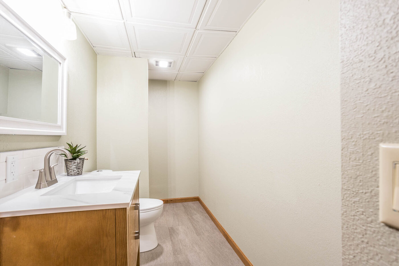 Bathroom after the work was done